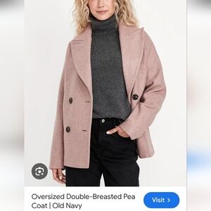 Old Navy Rose Pink Peacoat